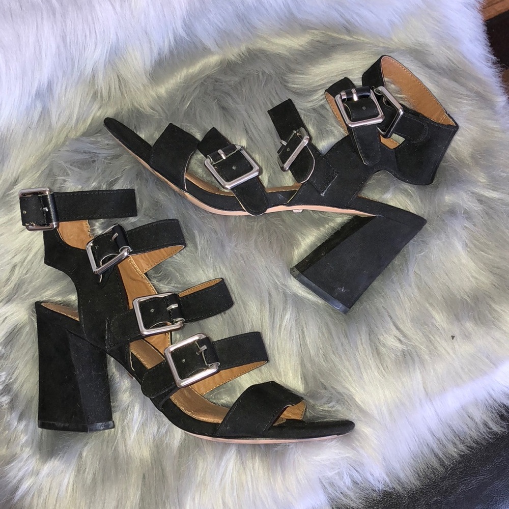 Topshop buckle heeled sandals, 37